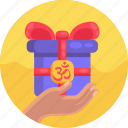 festival, present, gift, diwali, celebration, gift box
