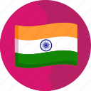 indian flag, diwali, hindu flag, flag