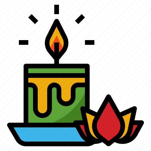 Candle, spa, wellness, aromatheraphy, relaxing icon - Download on Iconfinder