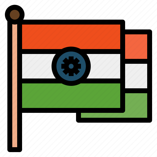 Flag, india, nation, country icon - Download on Iconfinder