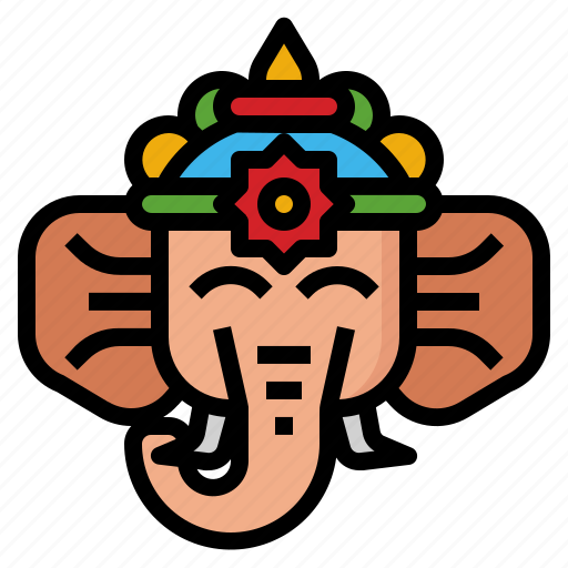 Ganesha, hinduism, india, cultures, god icon - Download on Iconfinder