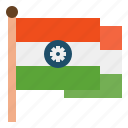 flag, india, nation, country