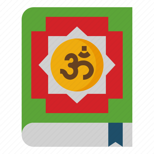 Hinduism, book, literature, philosophy, knowledge icon - Download on Iconfinder