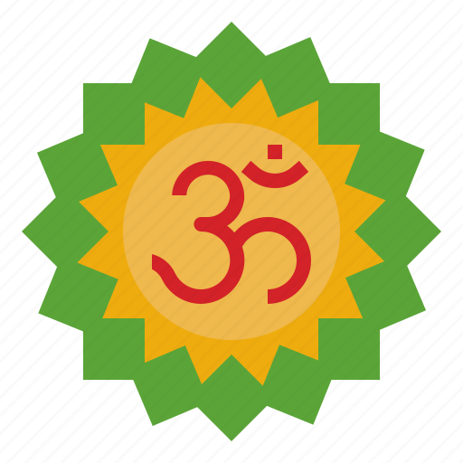 Om, hindunism, indian, meditation, religious icon - Download on Iconfinder