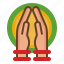 pray, hand, worship, diwali, religion 