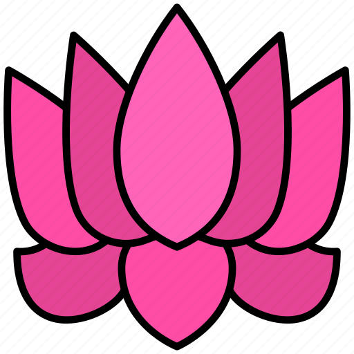 Diwali, lotus, festival, flower, decoration, rangoli icon - Download on Iconfinder