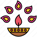 diwali, lamp, diya, oil, light, festival, decoration