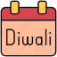 diwali, calendar, date, festival, event 