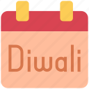 diwali, calendar, date, festival, event