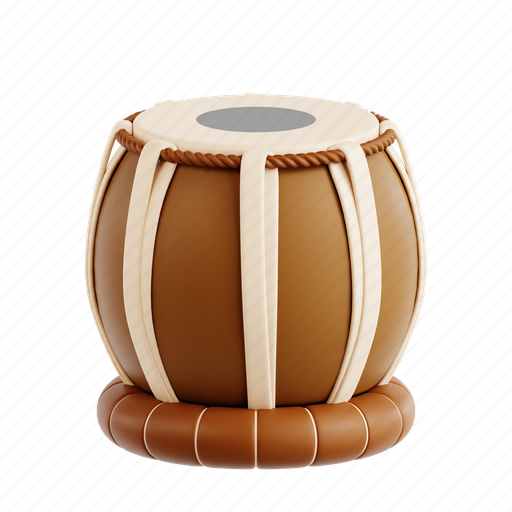 Tabla, drum, tabla drum, percussion instrument, traditional music, 3d icon, 3d illustration 3D illustration - Download on Iconfinder