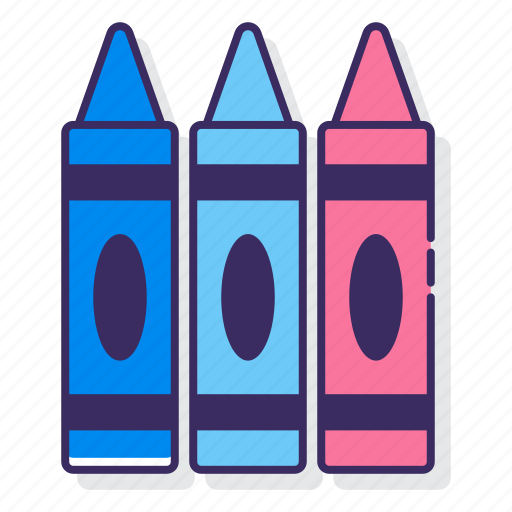 Colour, crayon, drawing icon - Download on Iconfinder
