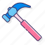 hammer, tool, tools 