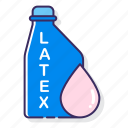latex, liquid, material