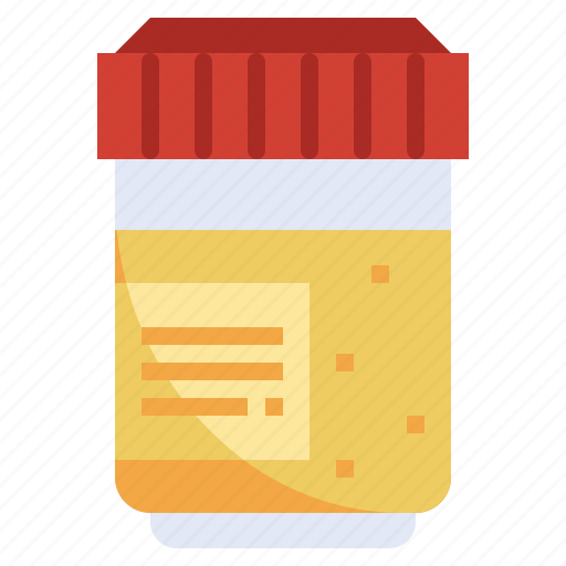 Urine, sample, chemical, jar, medical, test icon - Download on Iconfinder