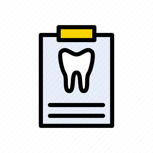 Dental, medical, oral, report, teeth icon - Download on Iconfinder