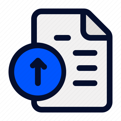 Upload, folderfiles, and, folders, document, paper icon - Download on Iconfinder