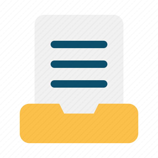File, archive, inbox, portable, document, format, filing icon - Download on Iconfinder