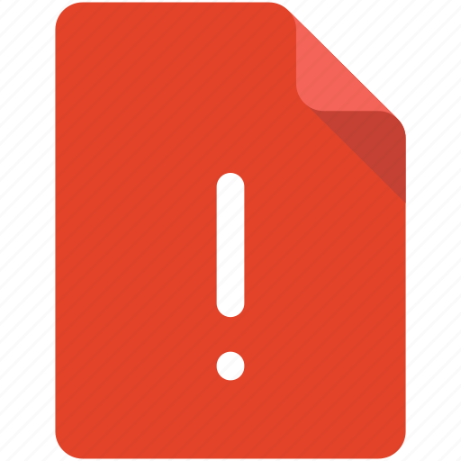 Achtung, attention, document, exclamation mark, important, warning icon - Download on Iconfinder
