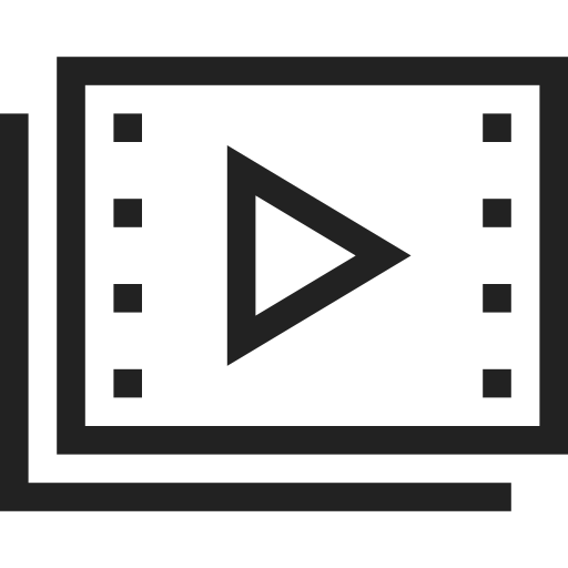 Double, film, media, movie, video, document, file icon - Free download