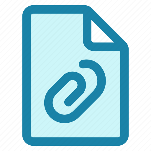 Attachment, attach, clip, file, paper, document, paperclip icon - Download on Iconfinder