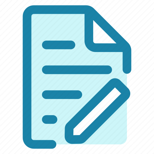 Write, pencil, pen, edit, writing, tool, document icon - Download on Iconfinder