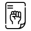 strong, motivation, willpower, fist, document, file, archive, paper 