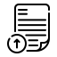 upload, up, arrow, document, file, office, material, business 