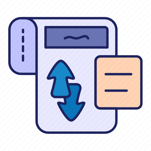 Document, paper, arrow, interface, ui, data, information icon - Download on Iconfinder