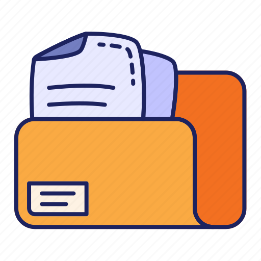 Folder, storage, data, document, archive, paper icon - Download on Iconfinder