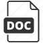 doc, file format, text, word 