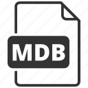 database, file format, mdb 