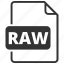 file format, filename, image, raw, raw image 