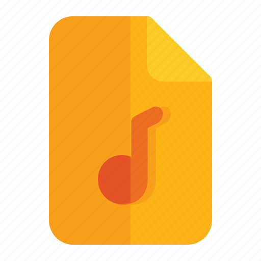Audio, document, file, files, media, music, song icon - Download on Iconfinder