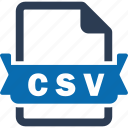 csv, file, csv file, document, file format, file type, folder