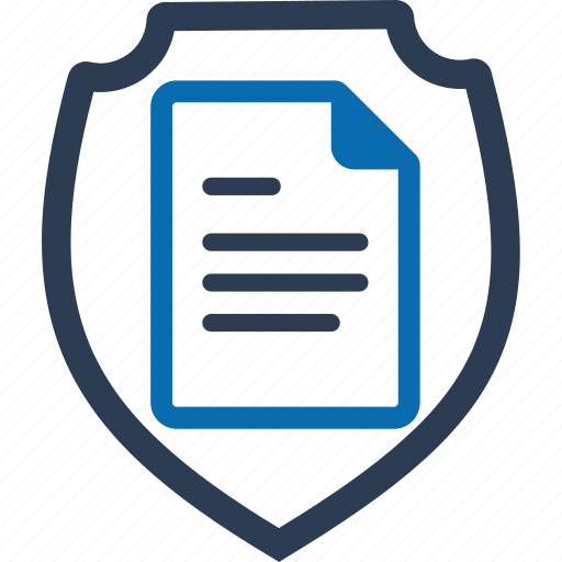 Document, security, file, document security, shield, secure, protection icon - Download on Iconfinder