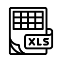 xls, extension, paper, document, file, format