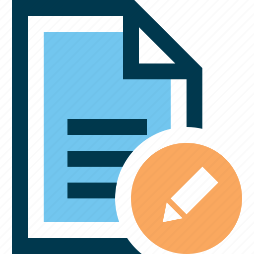 Document, edit, file, pencil icon - Download on Iconfinder