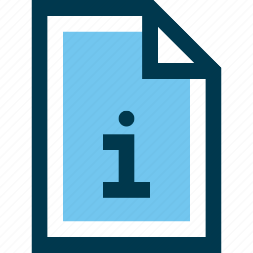 Document, file, info, information icon - Download on Iconfinder