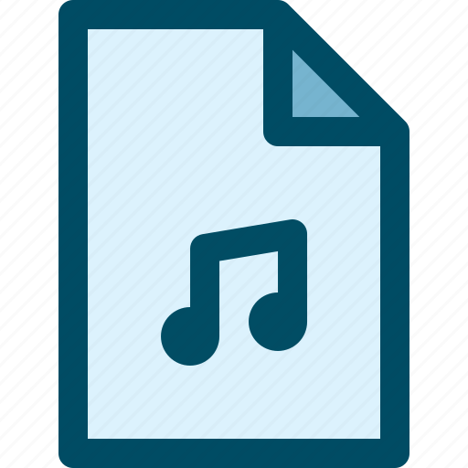 Audio, document, file, media, music icon - Download on Iconfinder