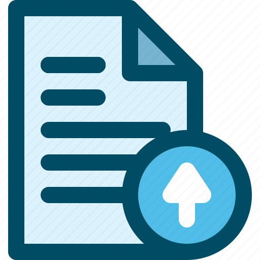 Arrow, document, file, up, upload icon - Download on Iconfinder