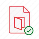 accept, pdf, office, file, document, page, sheet