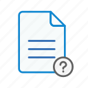 text, question, office, file, document, page, sheet