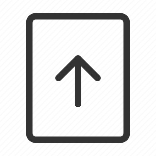 Arrow, document, top, up icon - Download on Iconfinder
