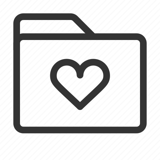 Favorites, folder, heart, love icon - Download on Iconfinder