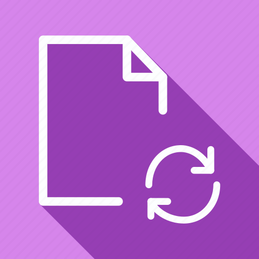 Data, document, extension, file, folder, sheet, refresh icon - Download on Iconfinder