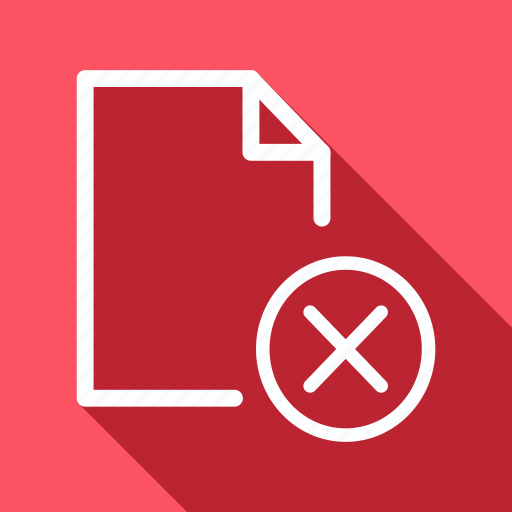 Data, document, extension, file, folder, sheet, delete icon - Download on Iconfinder