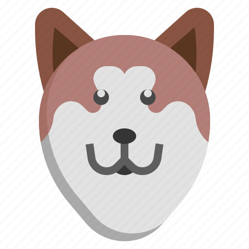 Akita, inu, animal, kingdom, mammal, pet, dog icon - Download on Iconfinder