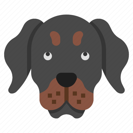 Rottweiler, pet, pets, animals, dog icon - Download on Iconfinder