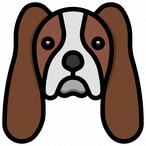 Cavalier, king, charles, spaniel, dog, nose, mammals icon - Download on Iconfinder