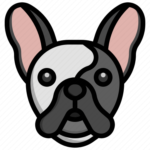 French, bulldog, dogs, dog, pets, animals icon - Download on Iconfinder